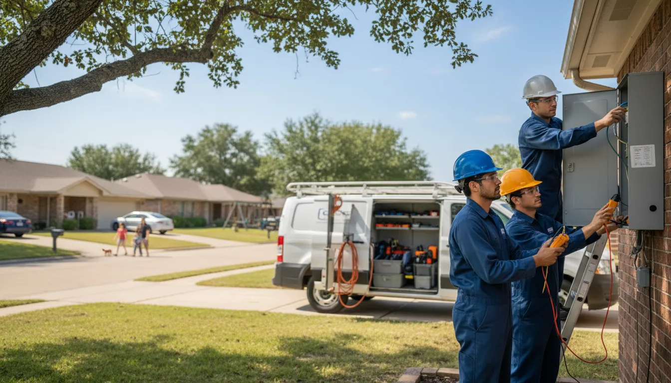 Certified electrician providing emergency electrical services in Central, SC
